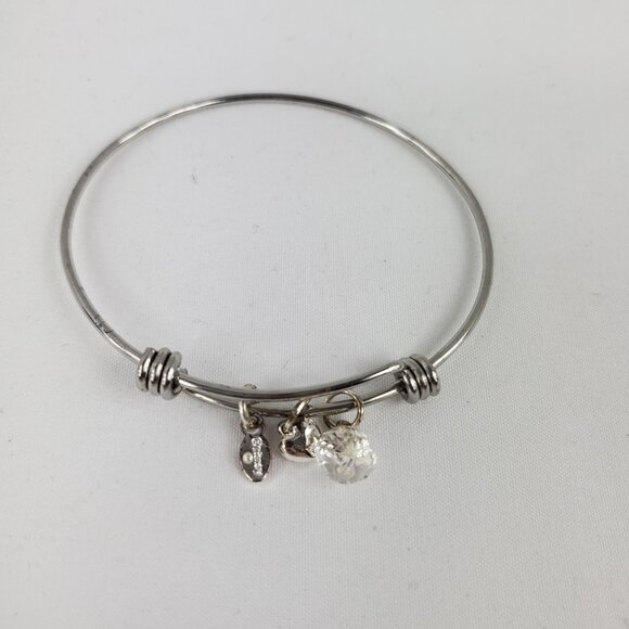 Set of 3 Bangle Bracelets Silver Tone Disney/Seasonal Whisper/Alex And Ani - Picture 7 of 8